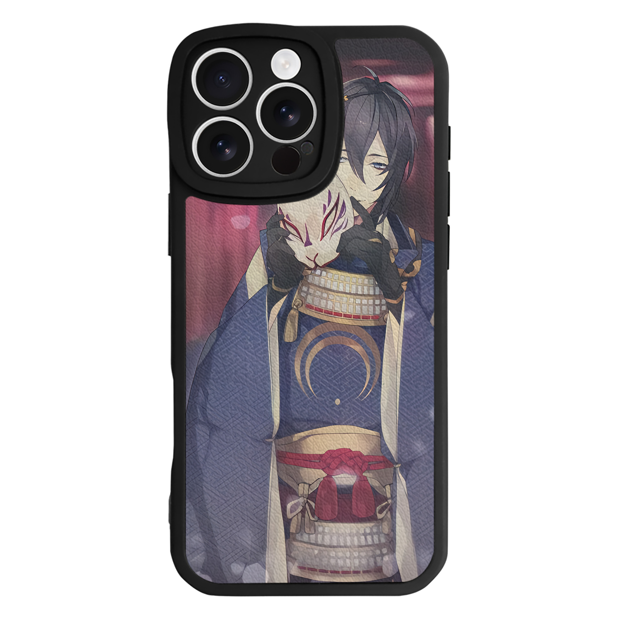 （画像用） 刀剣乱舞 Touken Ranbu 【iPhone 16シリーズ対応】シリコンスマホケース（レザー調） 材質：シリコン